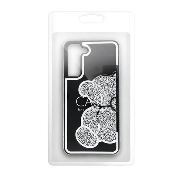 Galaxy S24 FE Mobilskal Teddy Bear - Silver