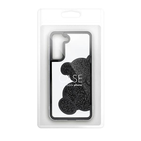 Galaxy S24 FE Mobilskal Teddy Bear - Svart