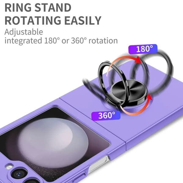 Galaxy Z Flip 6 5G Mobilskal Ringhållare - Lila