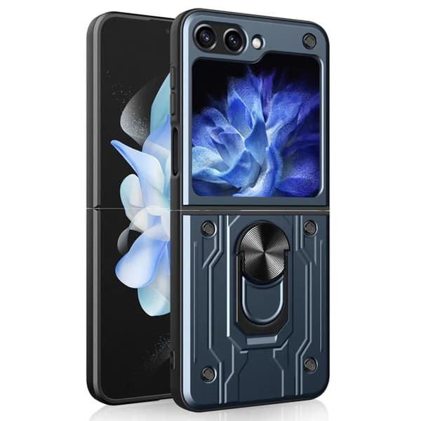 Galaxy Z Flip 6 5G Mobilskal Stativ - Grå