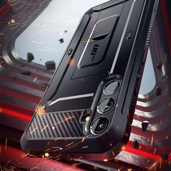 Supcase Galaxy S24 FE Mobilskal Unicorn Bettle Pro - Svart