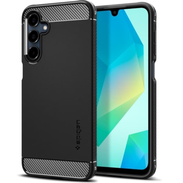 Spigen Galaxy A16 4G/5G Mobilskal Rugged Armor - Matte Svart