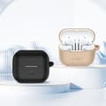Miniatyrbild 3 av 8: Tech-Protect Galaxy Buds 3/3 Pro Skal Silikon Hook - Cafe Latte