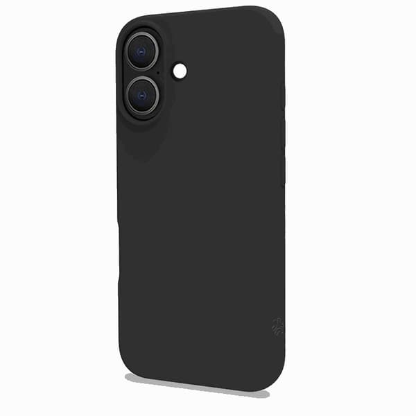 Celly iPhone 16e Mobilskal Soft Rubber - Svart