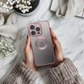 Miniatyrbild 4 av 7: iPhone 16e Mobilskal Glam - Rose Pink