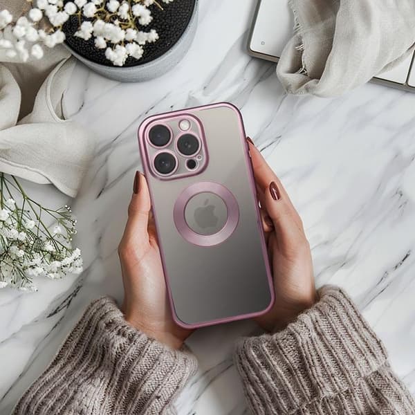 iPhone 16e Mobilskal Glam - Rose Pink