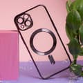 Miniatyrbild 5 av 8: iPhone 16e Mobilskal MagSafe Color Chrome - Svart