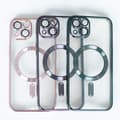 Miniatyrbild 8 av 8: iPhone 16e Mobilskal MagSafe Color Chrome - Svart
