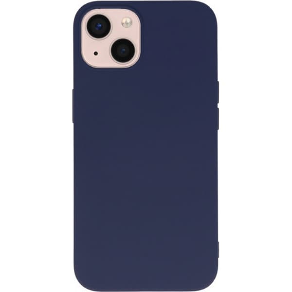 iPhone 16e Mobilskal Matt TPU - Mörkblå