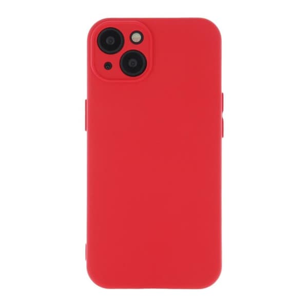 iPhone 16e Mobilskal Silikon - Röd