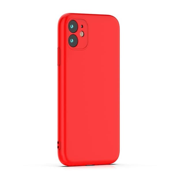 iPhone 16e Mobilskal Silikon - Röd