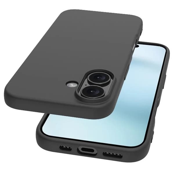 iPhone 16e Mobilskal Matt TPU - Svart