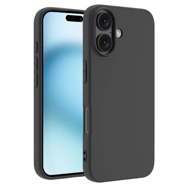 iPhone 16e Mobilskal Matt TPU - Svart