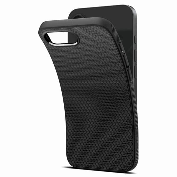 Spigen iPhone 16e Mobilskal Liquid Air - Matt Svart