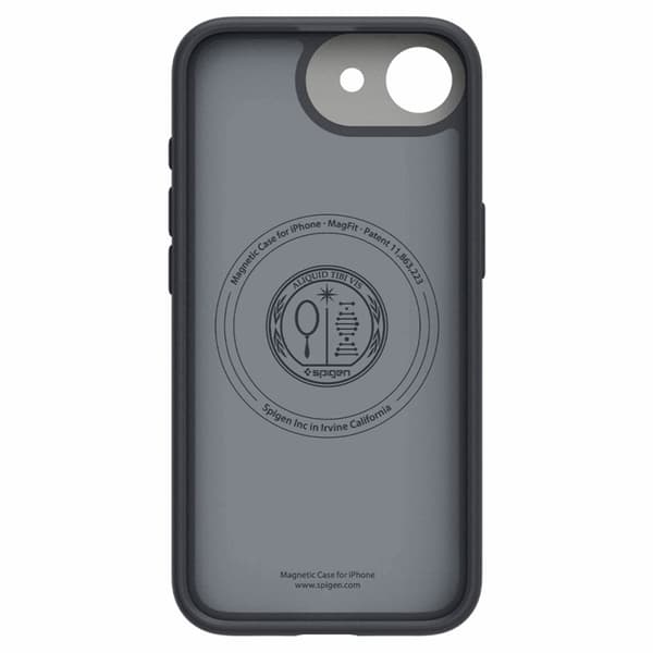 Spigen iPhone 16e Mobilskal Magsafe Nano Pop - Svart Sesame