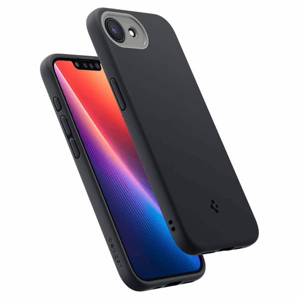 Spigen iPhone 16e Mobilskal Magsafe Nano Pop - Svart Sesame