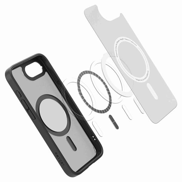 Spigen iPhone 16e Mobilskal Magsafe Ultra Hybrid - Frost Svart