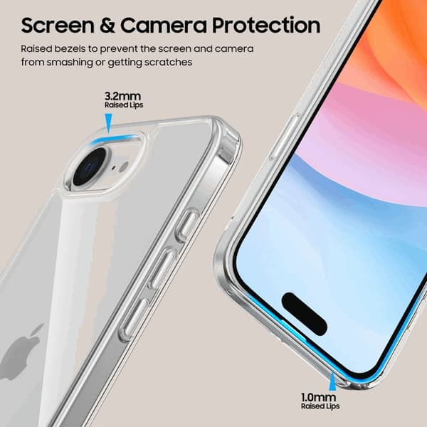 Tech-Protect iPhone 16e Mobilskal Flexair - Clear