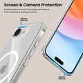 Miniatyrbild 5 av 7: Tech-Protect iPhone 16e Mobilskal Magsafe Flexair Hybrid - Clear