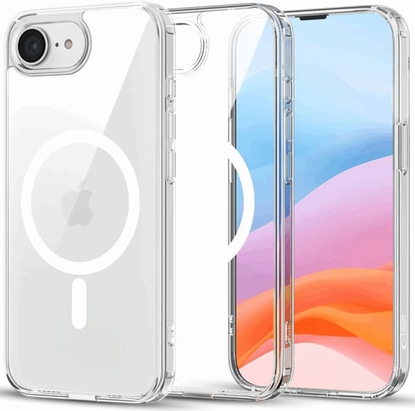 Tech-Protect iPhone 16e Mobilskal Magsafe Flexair Hybrid - Clear