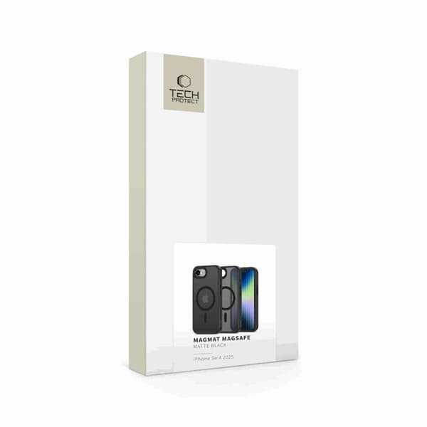 Tech-Protect iPhone 16e Mobilskal Magsafe Magmat - Matt Svart