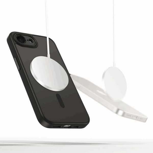 Tech-Protect iPhone 16e Mobilskal Magsafe Magcam - Matt Svart