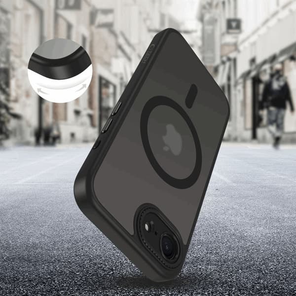 Tech-Protect iPhone 16e Mobilskal Magsafe Magcam - Matt Svart