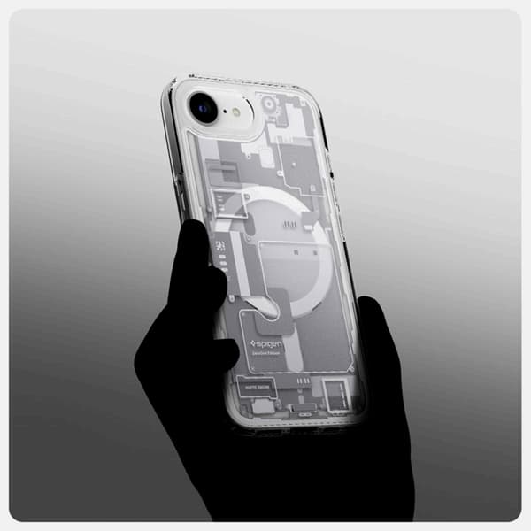 Spigen iPhone 16e Mobilskal Magsafe Ultra Hybrid - Zero One Vit