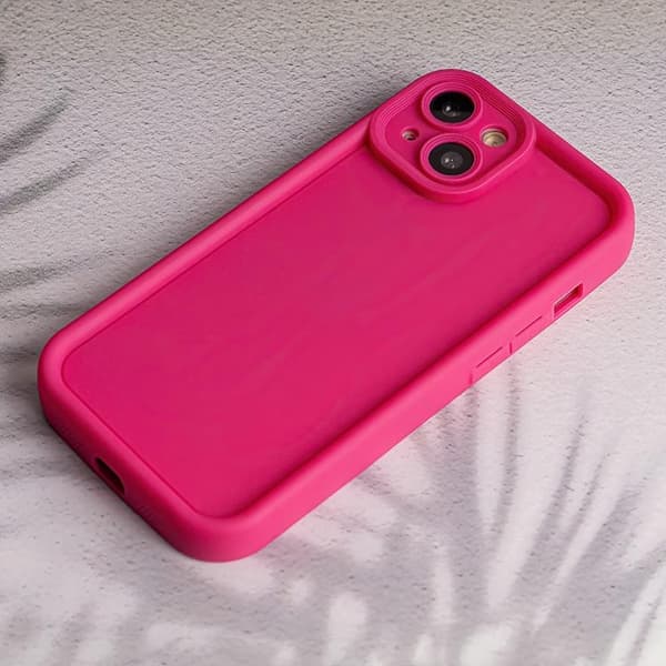 Motorola E13 Mobilskal Rim TPU - Rosa