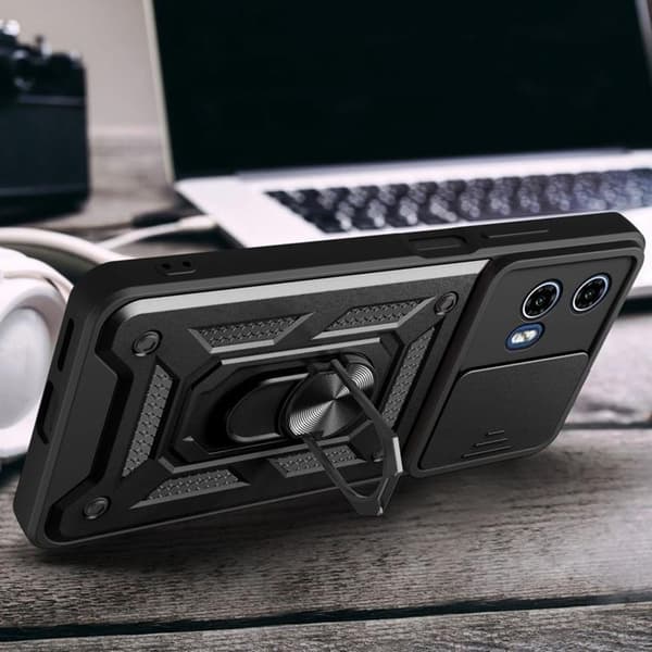Tech-Protect Motorola Edge 50 Fusion 5G Mobilskal Camshield Pro - Svart