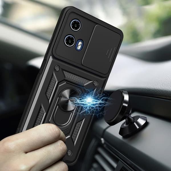 Tech-Protect Motorola Edge 50 Fusion 5G Mobilskal Camshield Pro - Svart