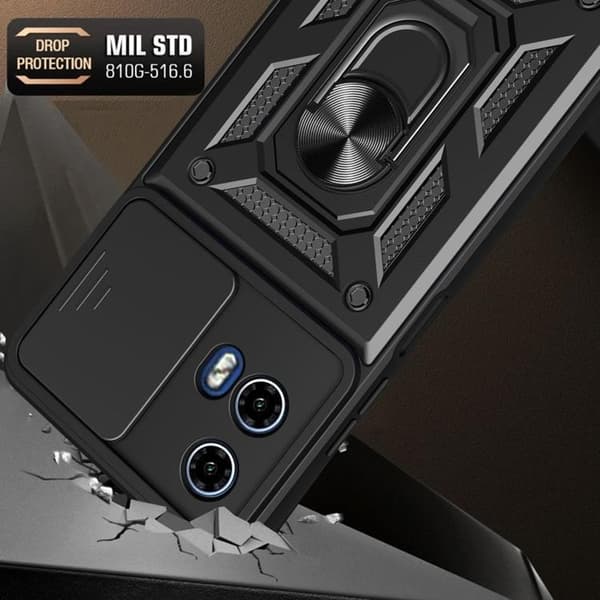 Tech-Protect Motorola Edge 50 Fusion 5G Mobilskal Camshield Pro - Svart