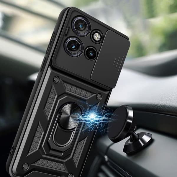 Tech-Protect Motorola Edge 50 Neo Mobilskal Camshield Pro - Svart