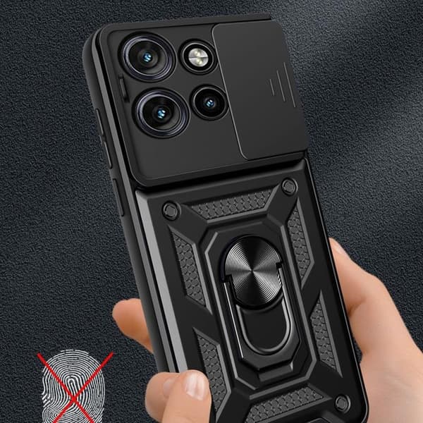 Tech-Protect Motorola Edge 50 Neo Mobilskal Camshield Pro - Svart