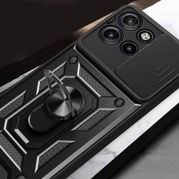 Tech-Protect Motorola Edge 50 Neo Mobilskal Camshield Pro - Svart