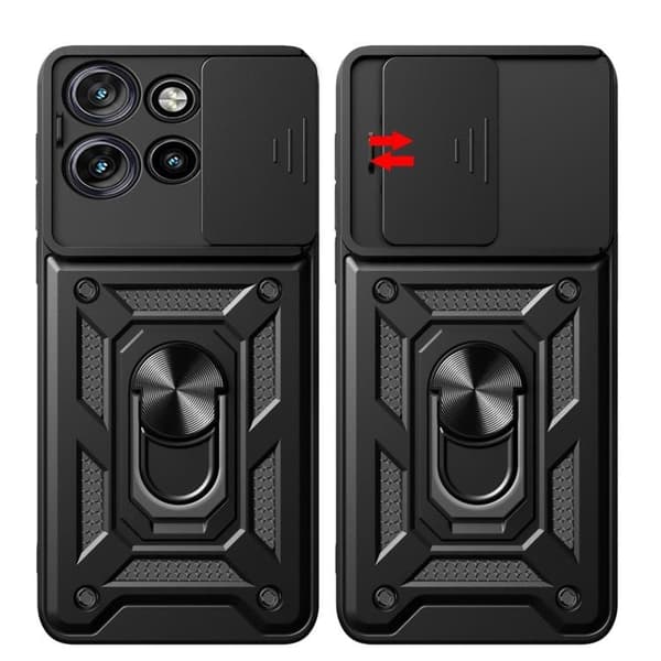 Tech-Protect Motorola Edge 50 Neo Mobilskal Camshield Pro - Svart