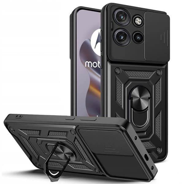 Tech-Protect Motorola Edge 50 Neo Mobilskal Camshield Pro - Svart