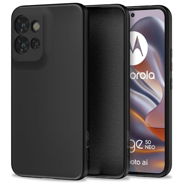 Tech-Protect Motorola Edge 50 Neo Mobilskal Icon - Svart