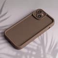 Miniatyrbild 5 av 6: Motorola E13 Mobilskal Rim TPU - Brun