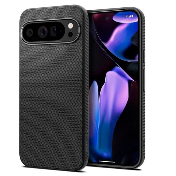 Spigen Google Pixel 9 Pro XL Mobilskal Liquid Air - Matt Svart
