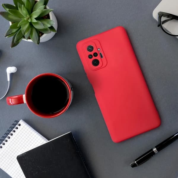 Xiaomi Redmi Note 14 Pro 4G Mobilskal Soft - Röd