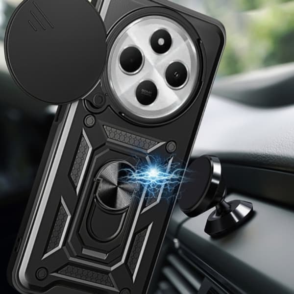 Tech Protect Xiaomi Redmi 14C Mobilskal Camshield Pro - Svart