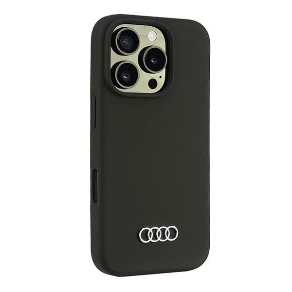 Audi iPhone 16 Pro Mobilskal Silikon - Svart