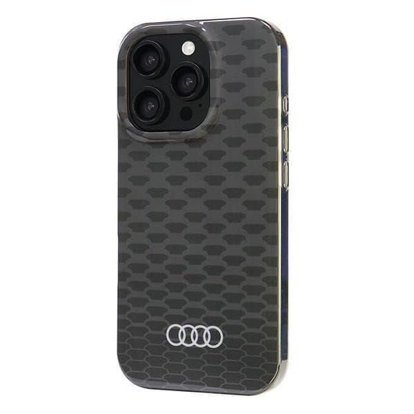 Audi iPhone 16 Pro Mobilskal MagSafe IML Stitching - Svart