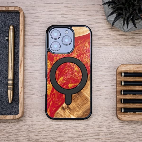 Bewood iPhone 16 Pro Mobilskal MagSafe Unique Neons Paris