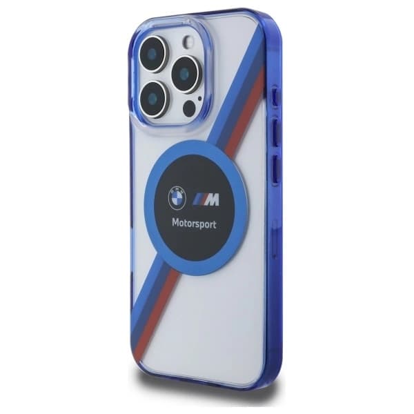 BMW iPhone 16 Pro Mobilskal MagSafe Motorsport IML Circle - Clear