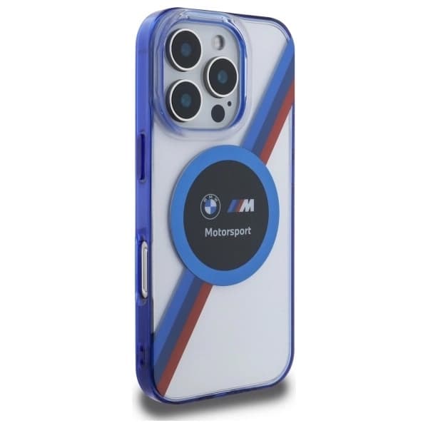 BMW iPhone 16 Pro Mobilskal MagSafe Motorsport IML Circle - Clear