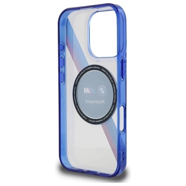 BMW iPhone 16 Pro Mobilskal MagSafe Motorsport IML Circle - Clear