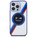 Miniatyrbild 2 av 8: BMW iPhone 16 Pro Mobilskal MagSafe Motorsport IML Circle - Clear