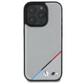 Miniatyrbild 2 av 8: BMW iPhone 16 Pro Mobilskal MagSafe Perforated Tricolor - Grå
